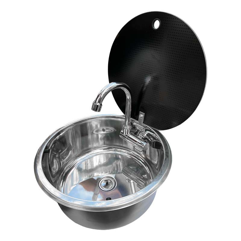 Home Improvements - RV ronde spoelbak met deksel keuken