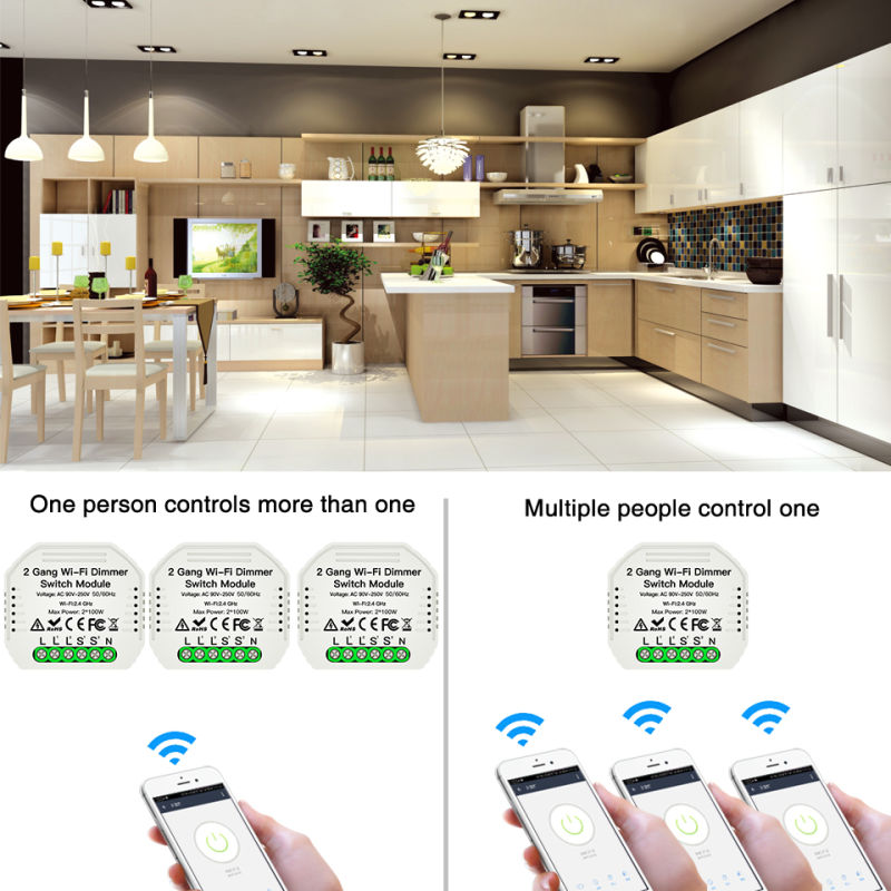 2Gang Wifi Dimmer Lichtschakel - App Home Improvement recensie en prijs