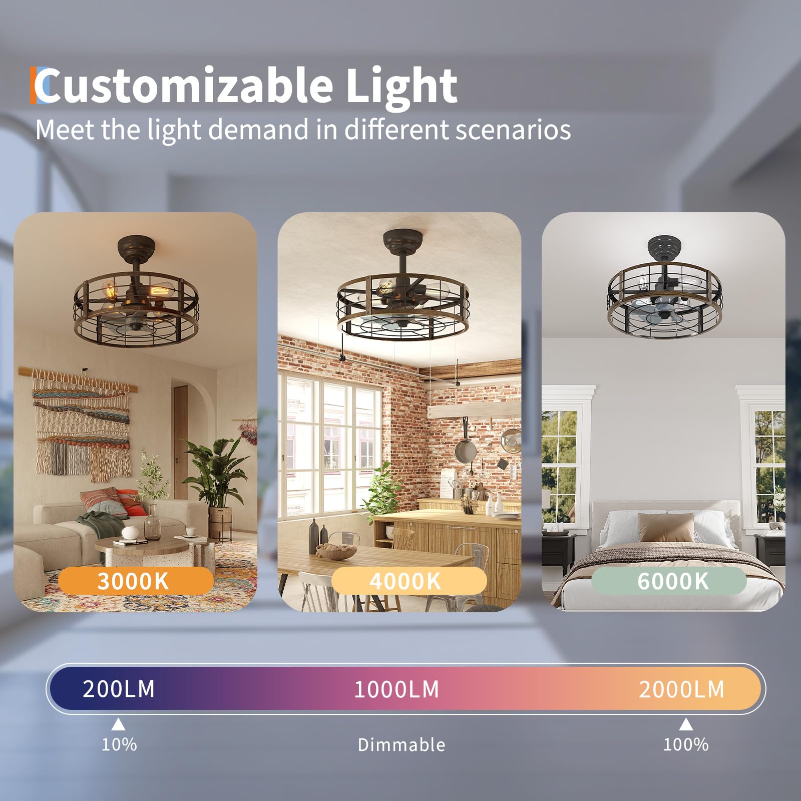 20'' plafondventilator met lic - Ceiling Fan Mount recensie en prijs
