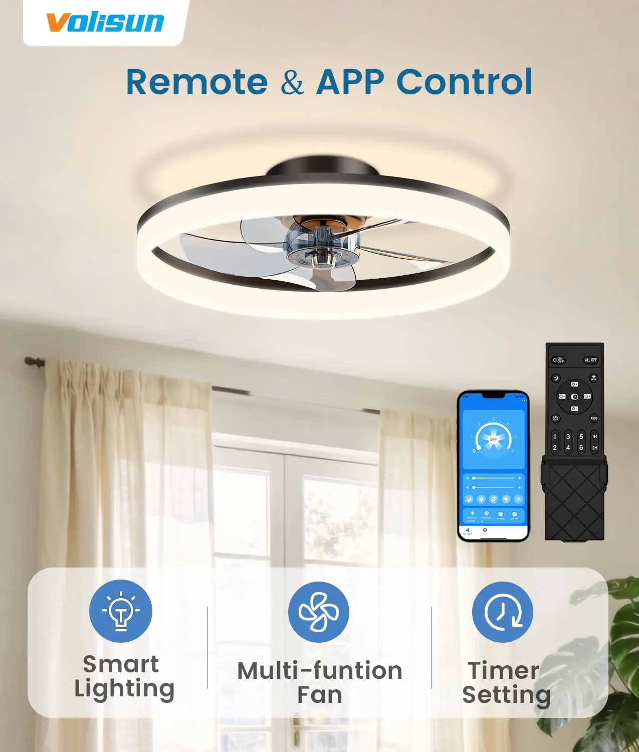 Plafondventilatoren met verlic - Ceiling Fan Mount recensie en prijs