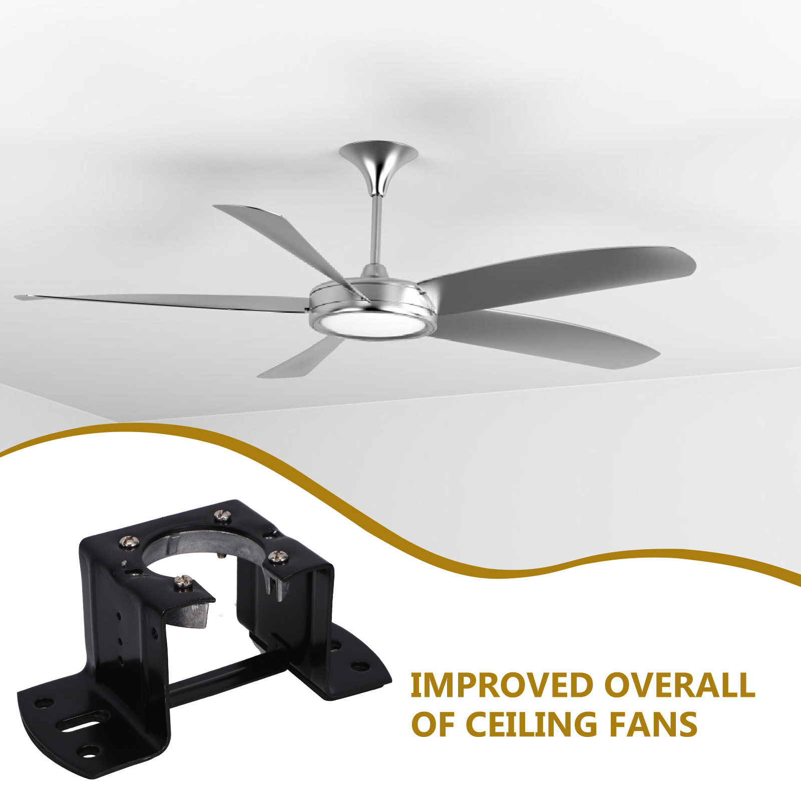 Stevige ijzeren montagebeugel  - Ceiling Fan Mount recensie en prijs