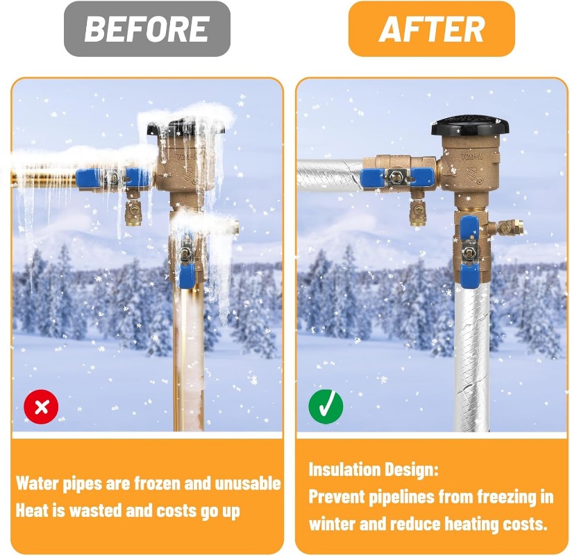 Outdoor Foam Keep Warm Pipes T - Pipe Insulation Foam recensie en prijs