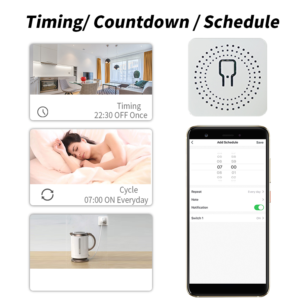 SIXWGH MiNi WiFi Smart Switch  - App Home Improvement recensie en prijs