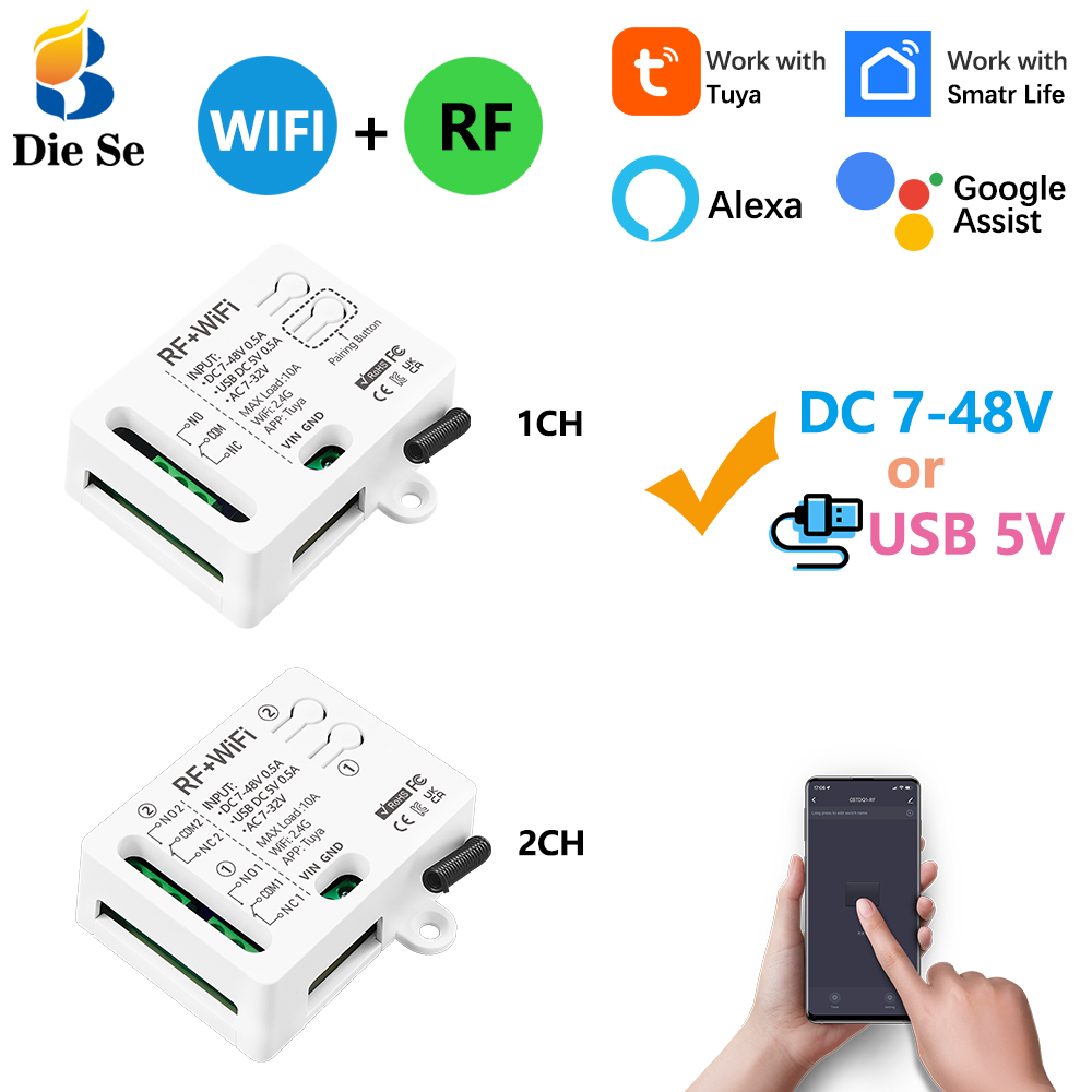 WiFi Smart Switch AC/DC 12V 24 - App Home Improvement recensie en prijs