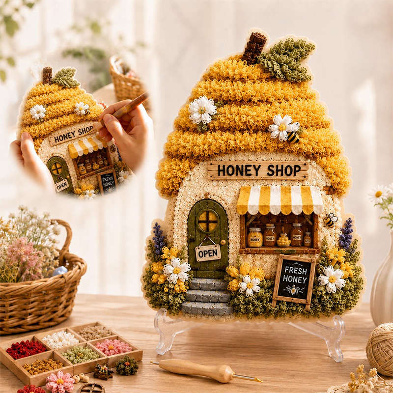 3D Mushroom House Poke Art DIY - Home Improvements recensie en prijs