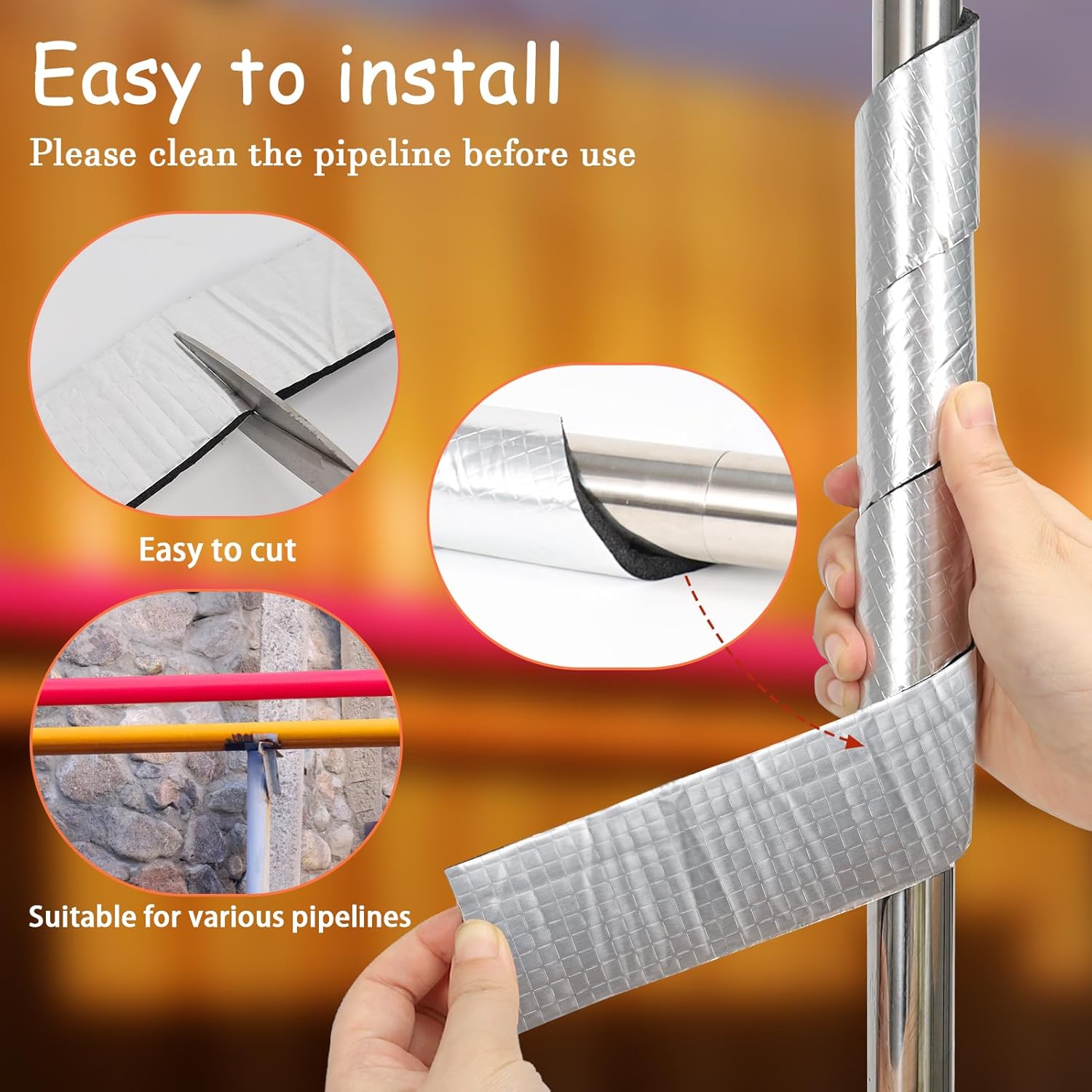 Isolatieband voor buizen, zelf - Pipe Insulation Foam recensie en prijs