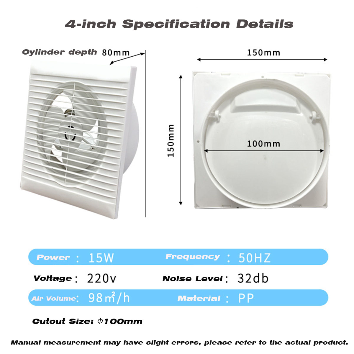 4/6/8 inch ultradunne ventilat - Ceiling Fan Mount recensie en prijs