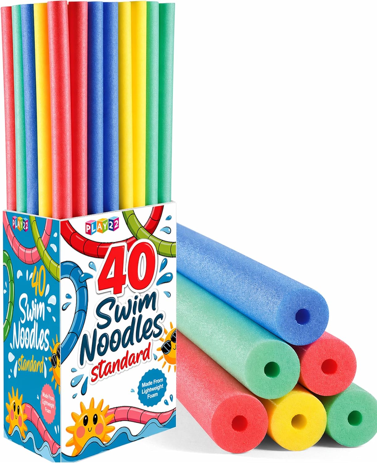 40-pack Zwemnoodles van schuim - Pipe Insulation Foam recensie en prijs