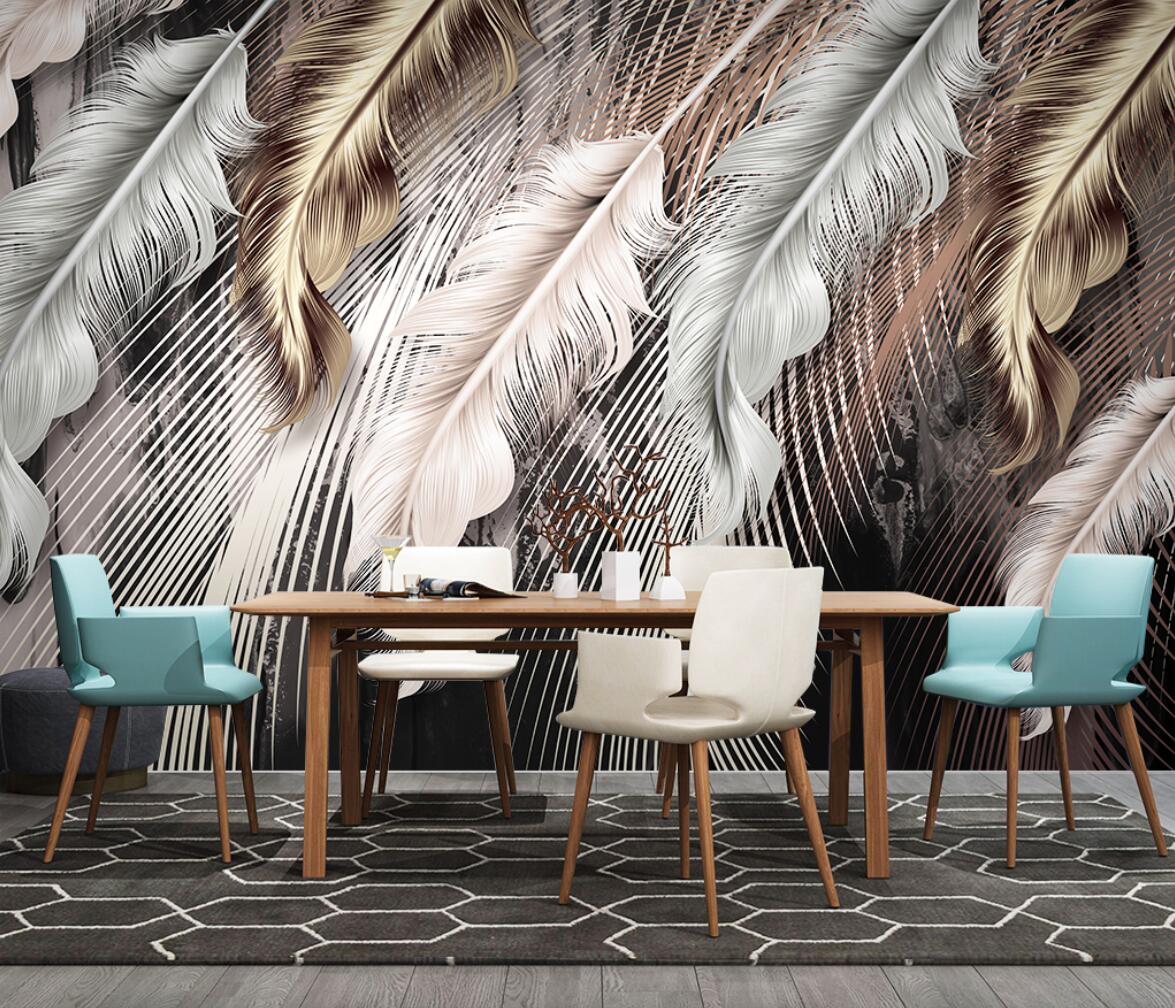 Custom Nordic veer lijnen muur - Home Improvement Background recensie en prijs